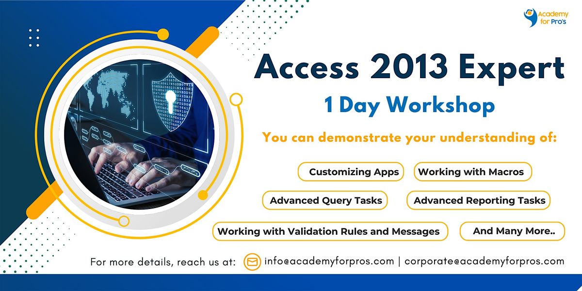 Access 2013 Expert 1 Day in Nashville[i], TN on June 21st