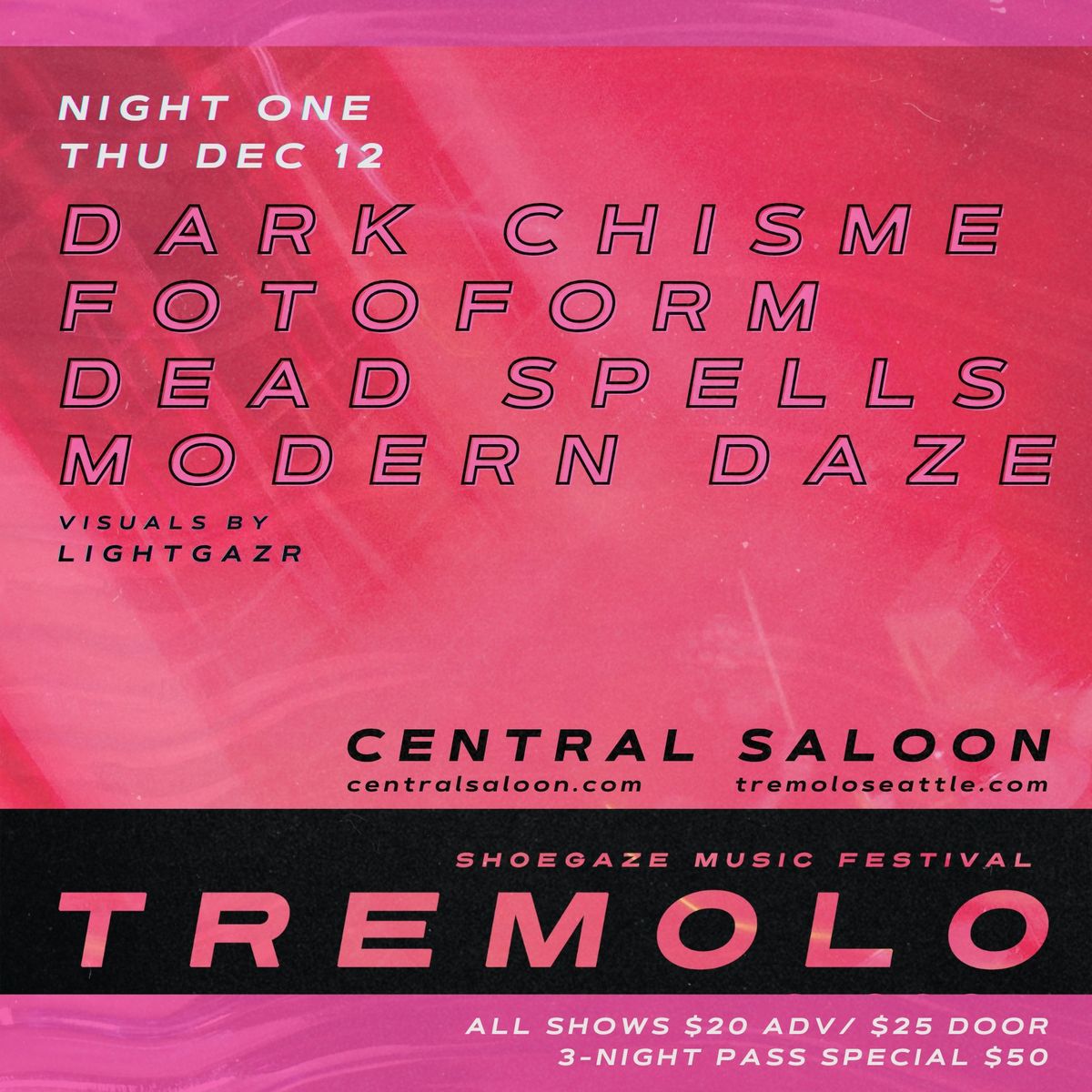 TREMOLO 2024: SHOEGAZE MUSIC FESTIVAL Day 1