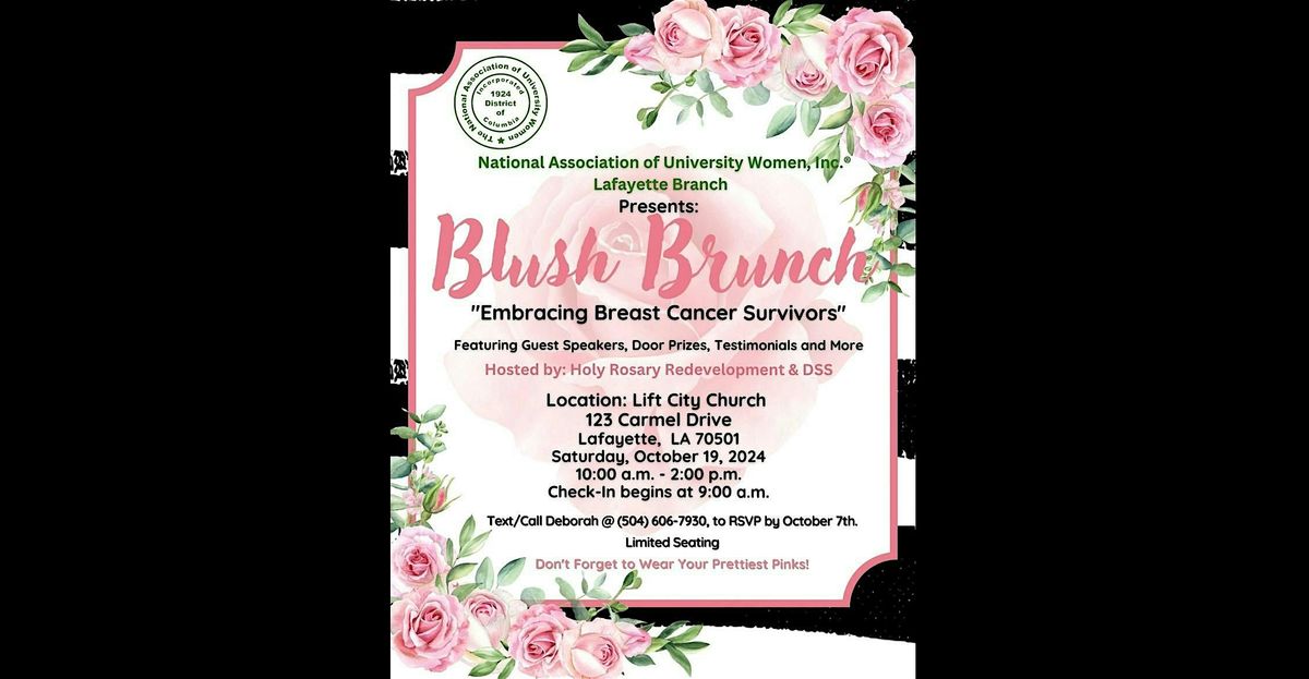 Blush Brunch: Embracing Breast Cancer Survivors