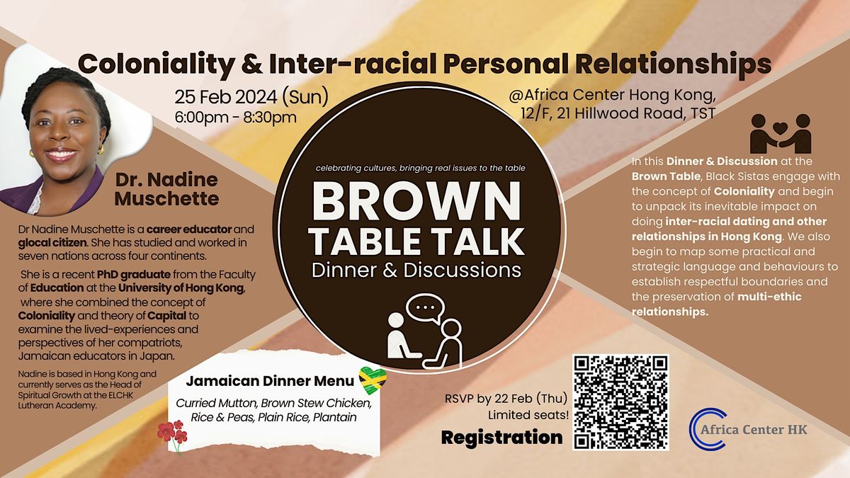 Brown Table Talk | Coloniality and Inter-racial Personal Relationships