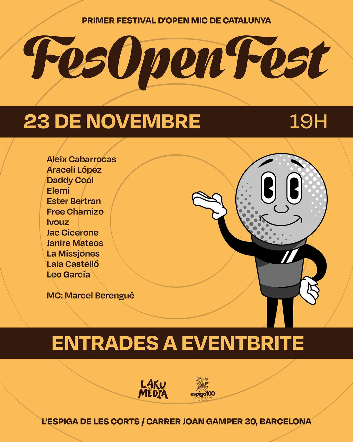 FesOpenFest - Dissabte 23 de novembre a les 19h