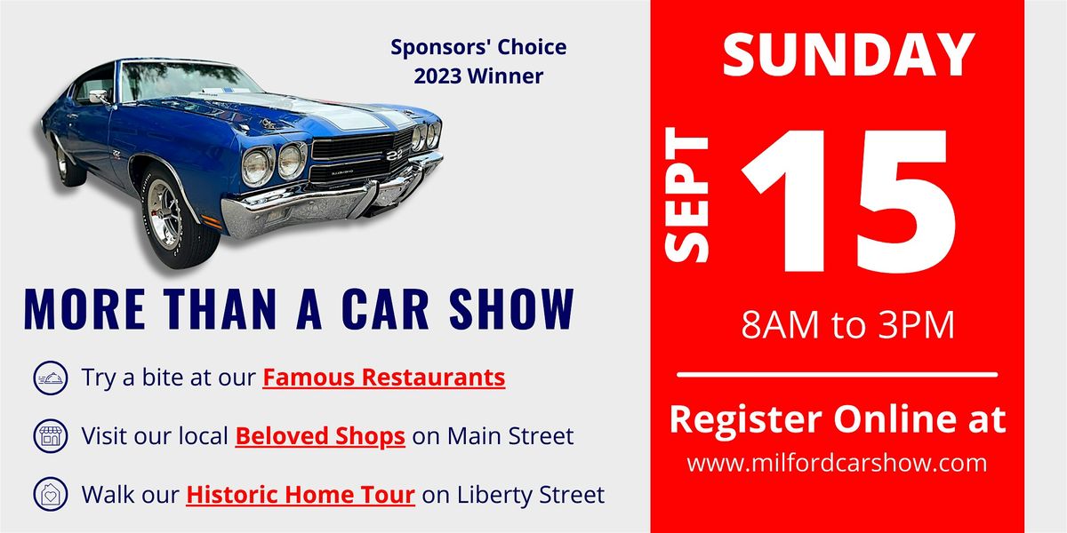 Milford Car Show 2024