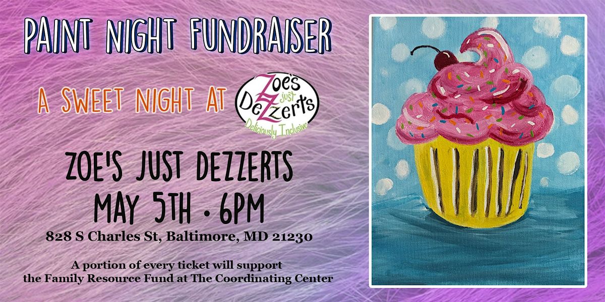 Cupcake Paint Night Fundraiser