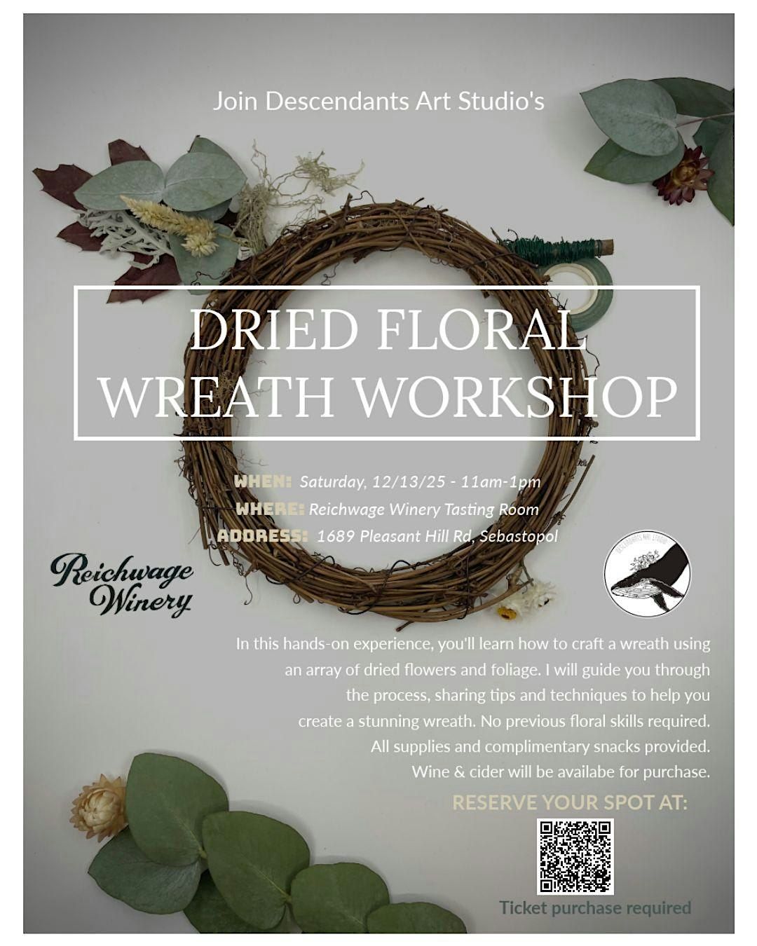 Dried Floral Wreath Workshop