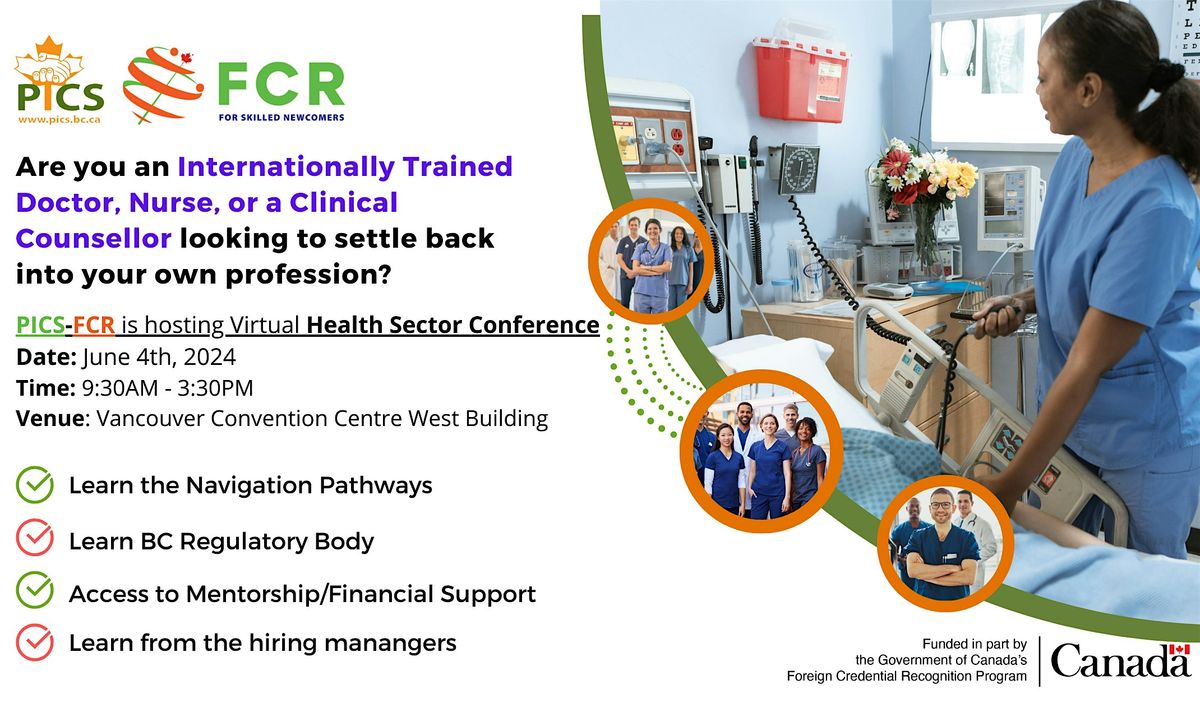 PICS-FCR Health Sector Conference for International Medical Graduate