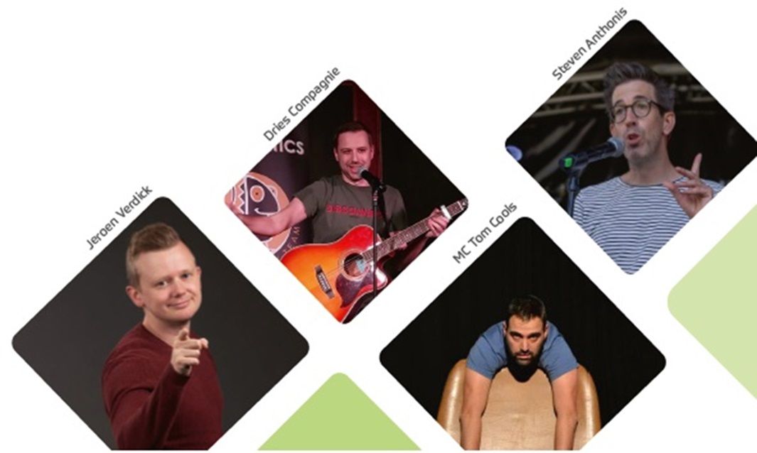 Comedy line-up met Jeroen Verdick, Dries Compagnie, Steven Anthonis en MC Tom Cools