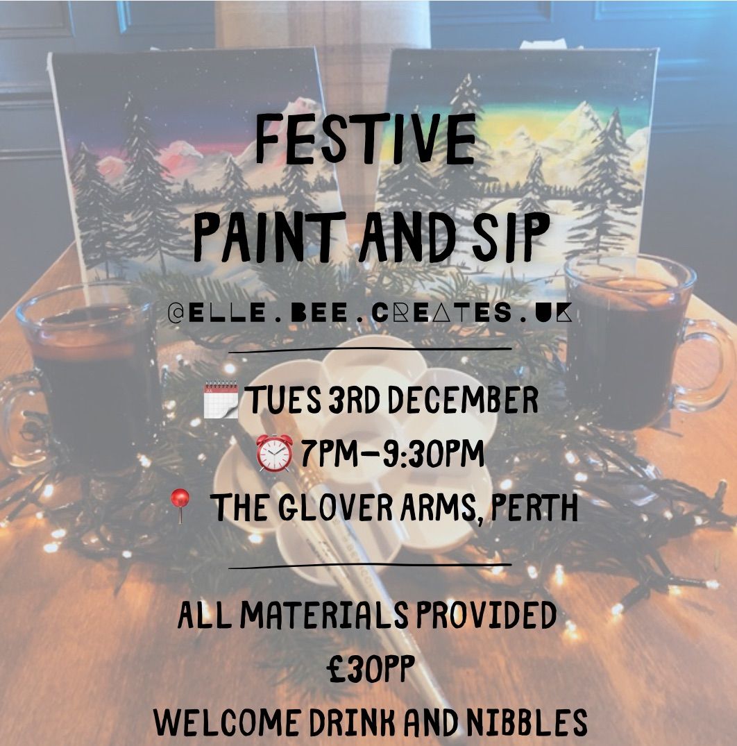 Festive Paint and Sip 