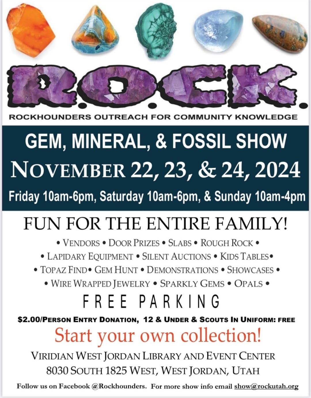 ROCK Gem and Fossil Show 