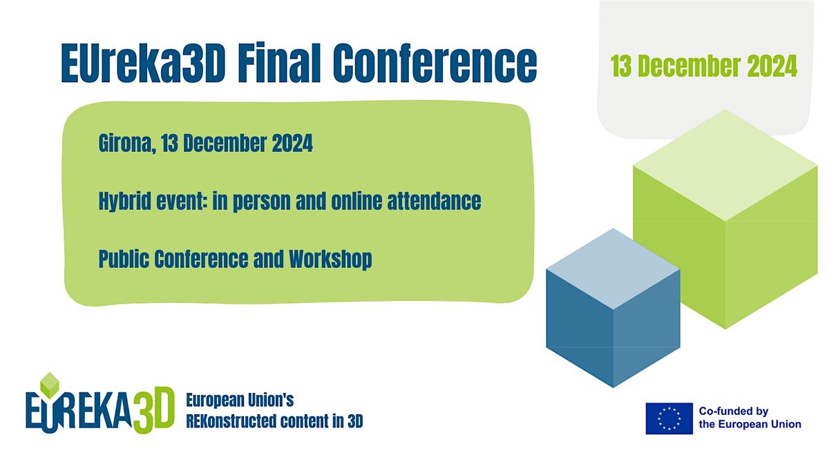 EUreka3D Final Conference - onsite registration