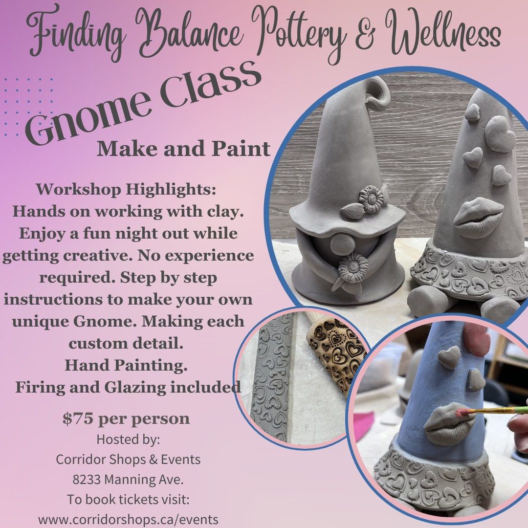 Feb 26 Clay Gnome Pottery WorkShop