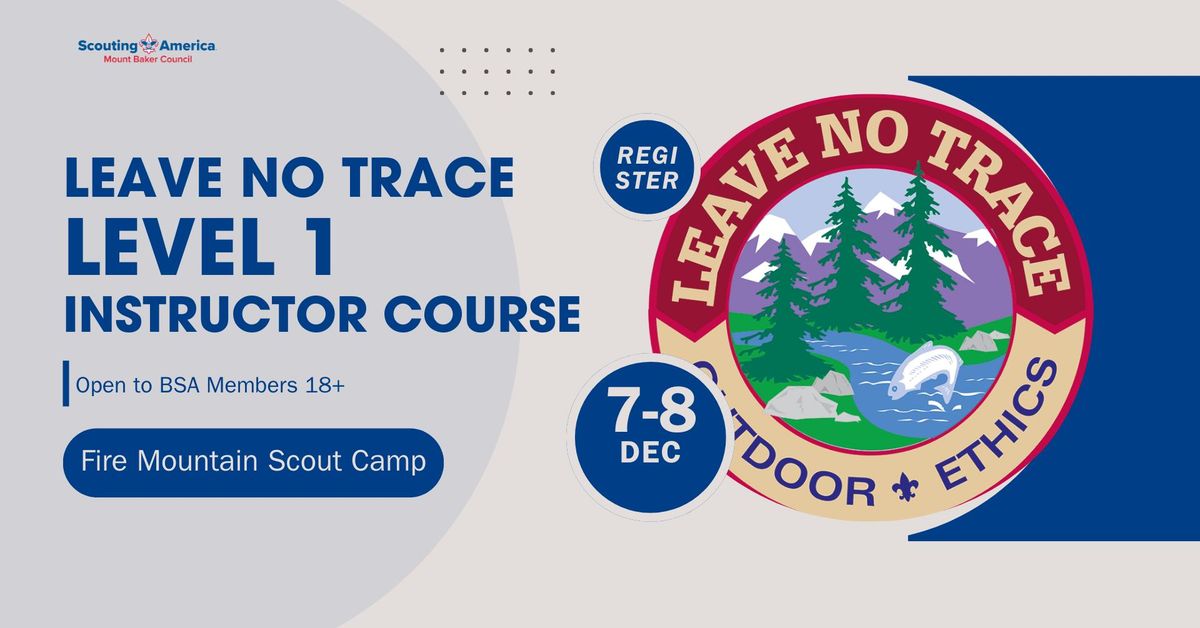 Leave No Trace Level 1 Instructor Course