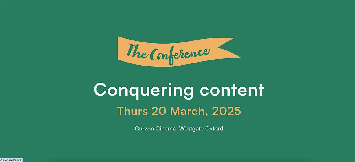 Marketing Camp Conference: Conquering Content