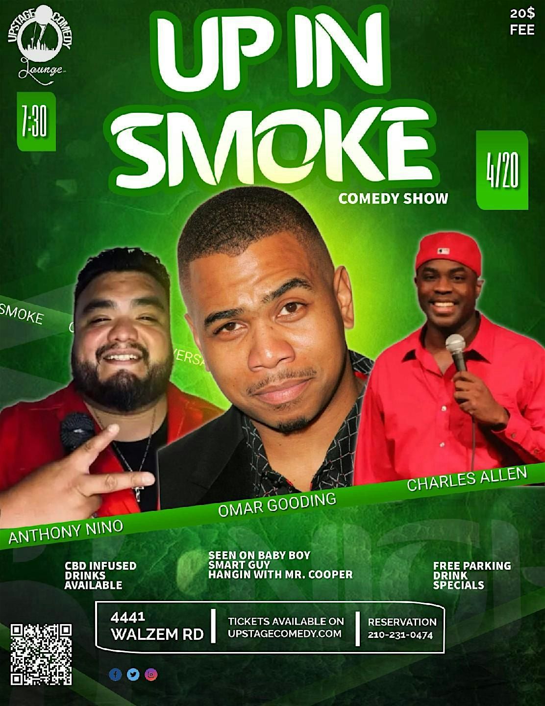 Omar Gooding Up in Smoke Comedy