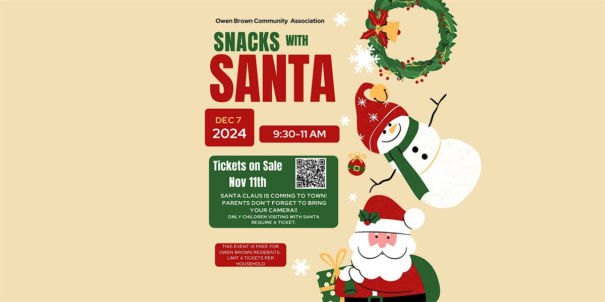 Snacks with Santa