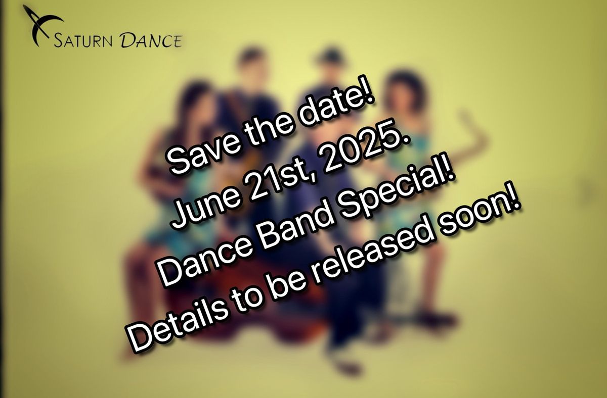 Dance Band Social Dance - DETAILS TO BE CONFIRMED!