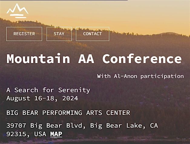 The 18th Annual 2024 Mountain AA Conference