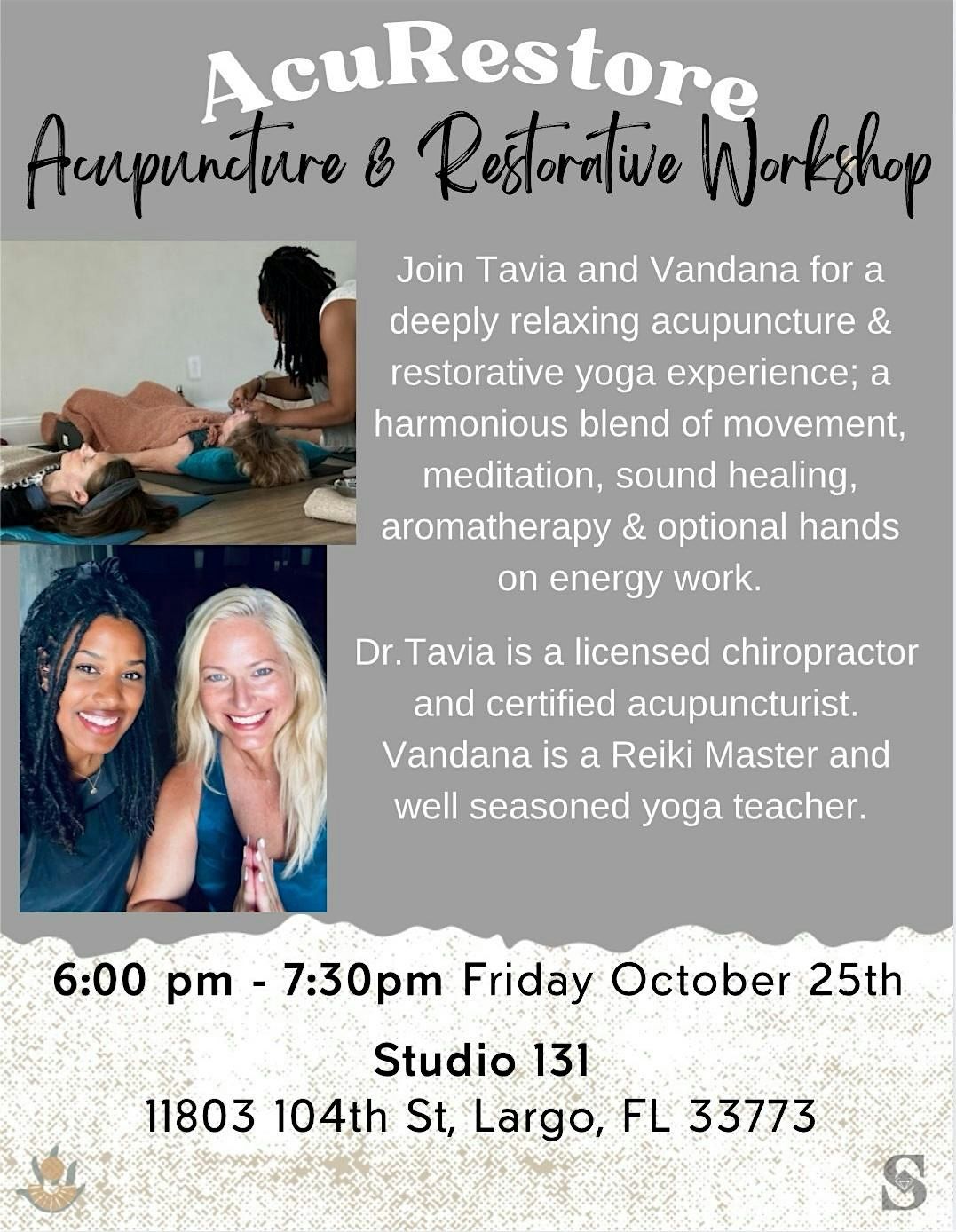 AcuRestore Acupuncture & Restorative Workshop