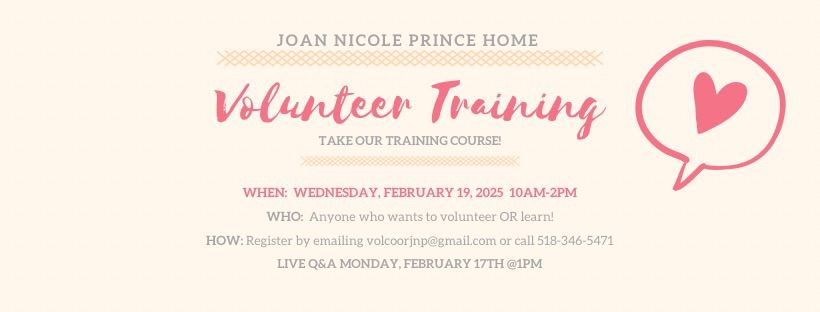 Volunteer & Caregiver Training