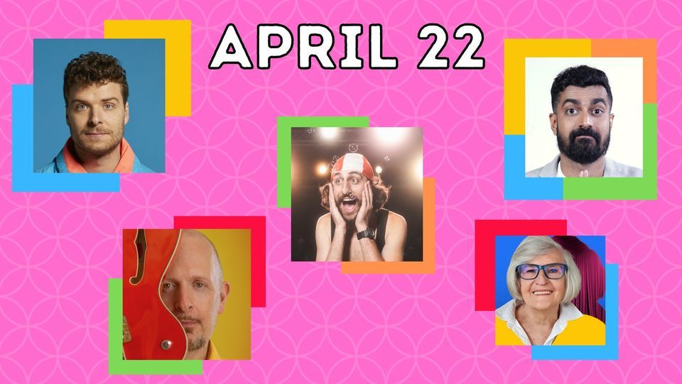 Local Laughs April 22- Oliver Coleman, Jeromaia Detto, Dan Lees, Liz Hicklin, Azeem Banatwalla