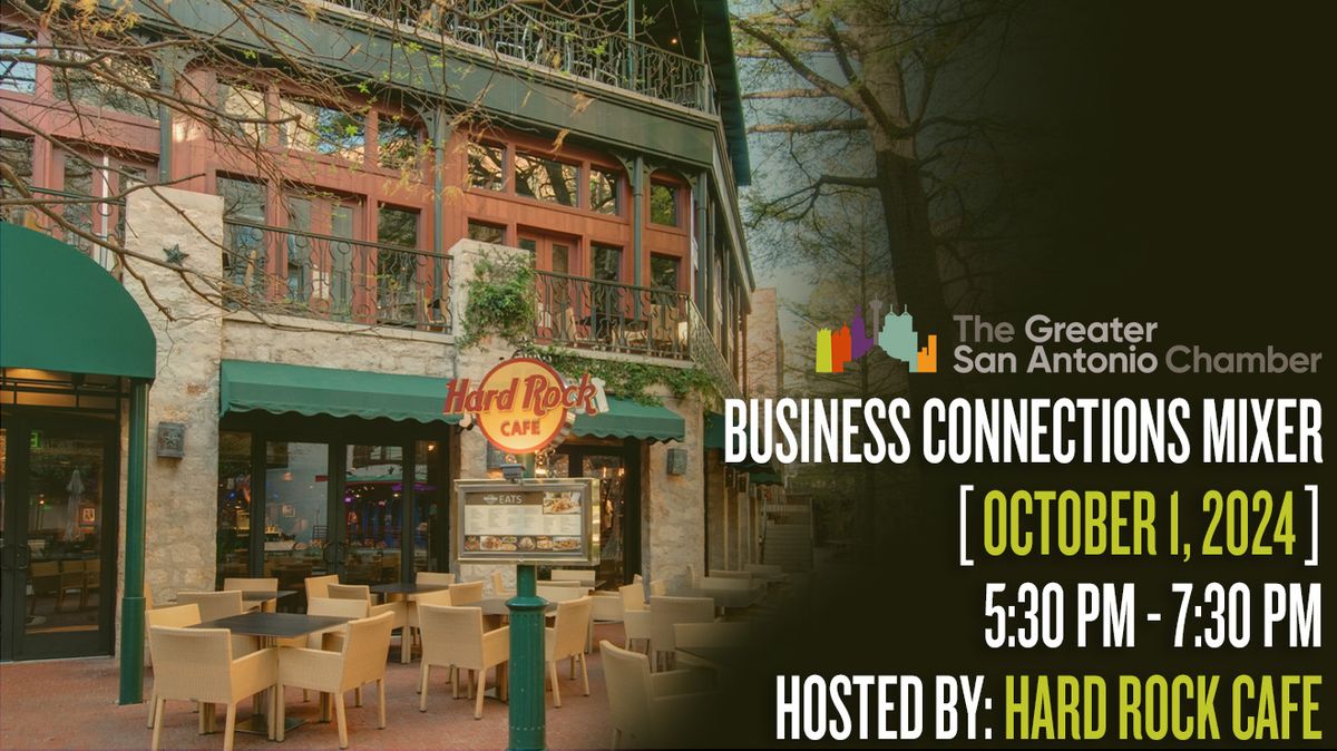 October Business Connections Mixer Hosted by Hard Rock Cafe