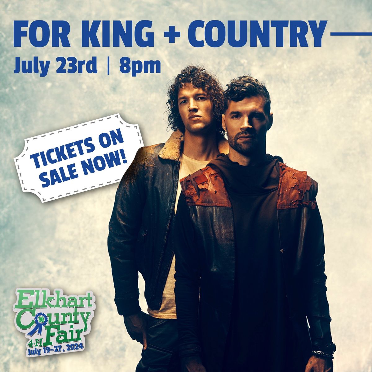 For King + Country at the Elkhart County 4-H Fair