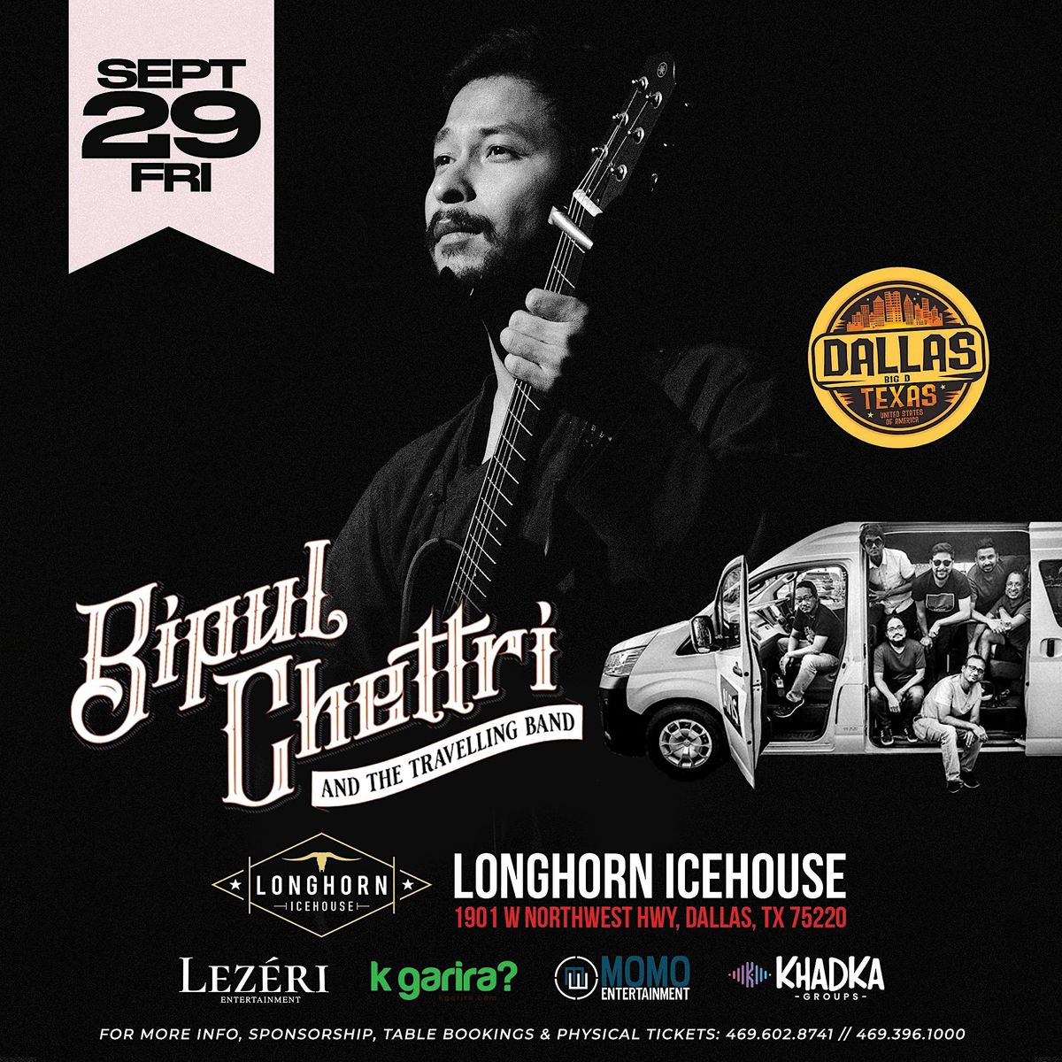 BIPUL CHETTRI AND THE TRAVELLING BAND - LIVE IN DALLAS