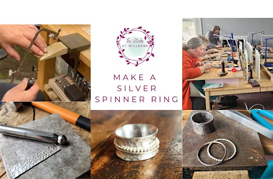 Make a silver spinner ring - jewellery making workshop.