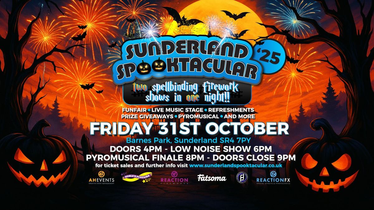 Sunderland Spooktacular 2025 \u2013 Double Firework Extravaganza!