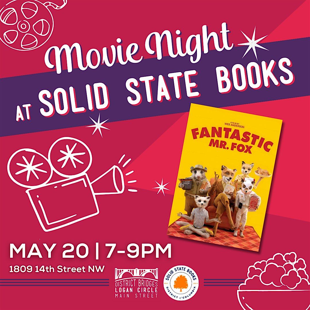 Movie Night at Solid State Books - Fantastic Mr. Fox