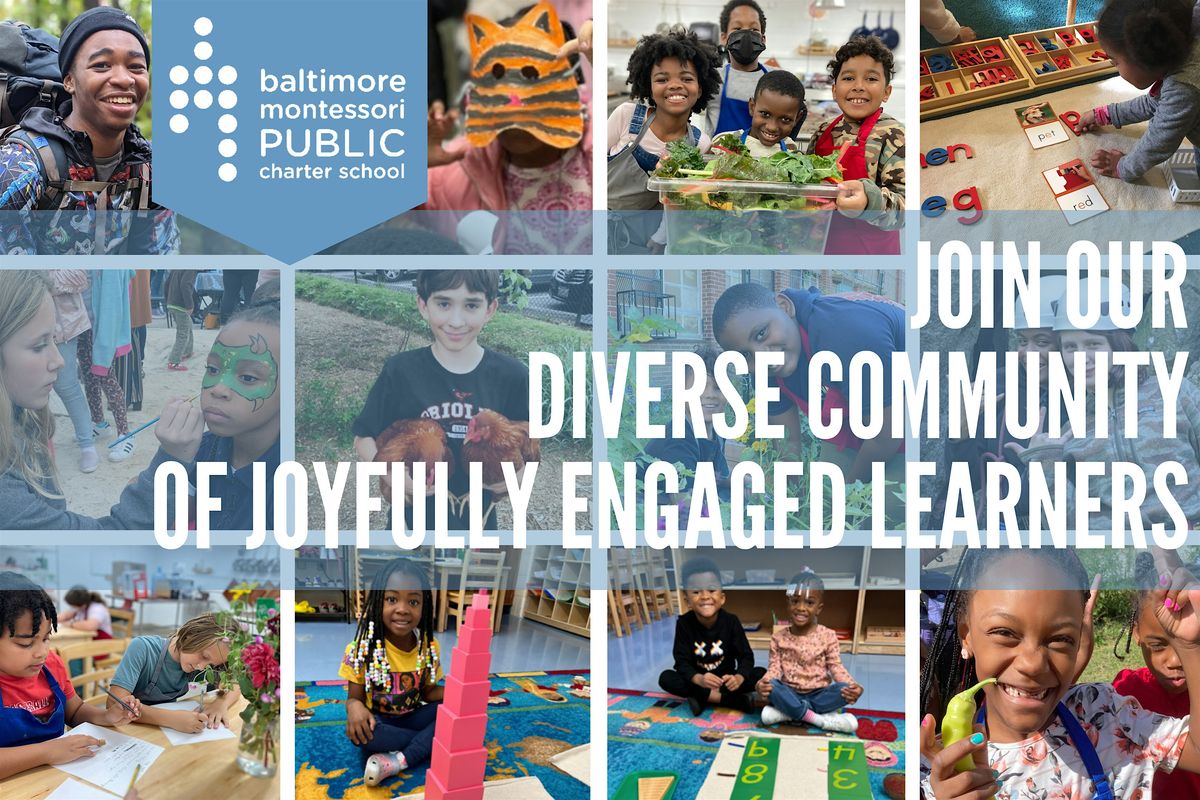 Baltimore Montessori Public Charter School: Info Session - Offered Families