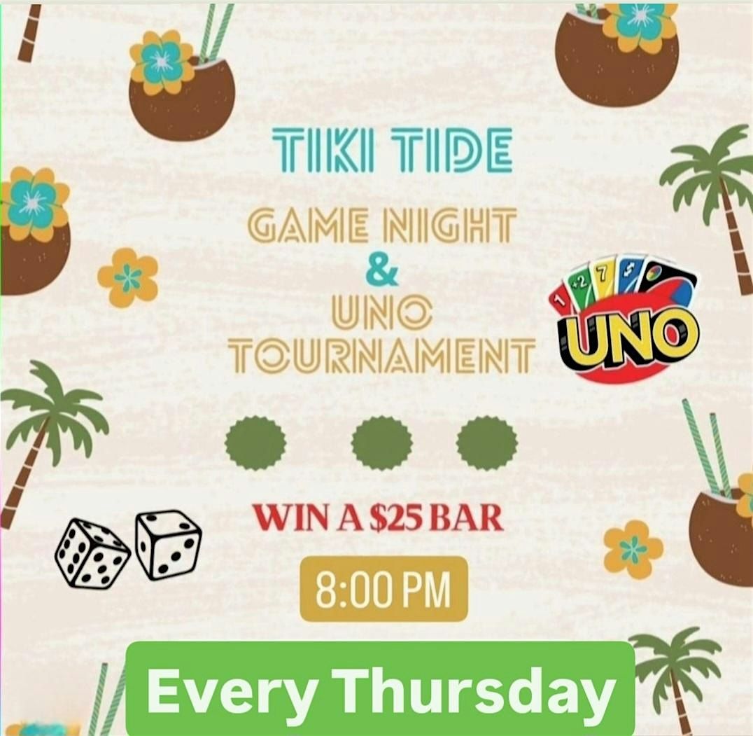 Weekly Game Night at Tiki Tide Kava Bar