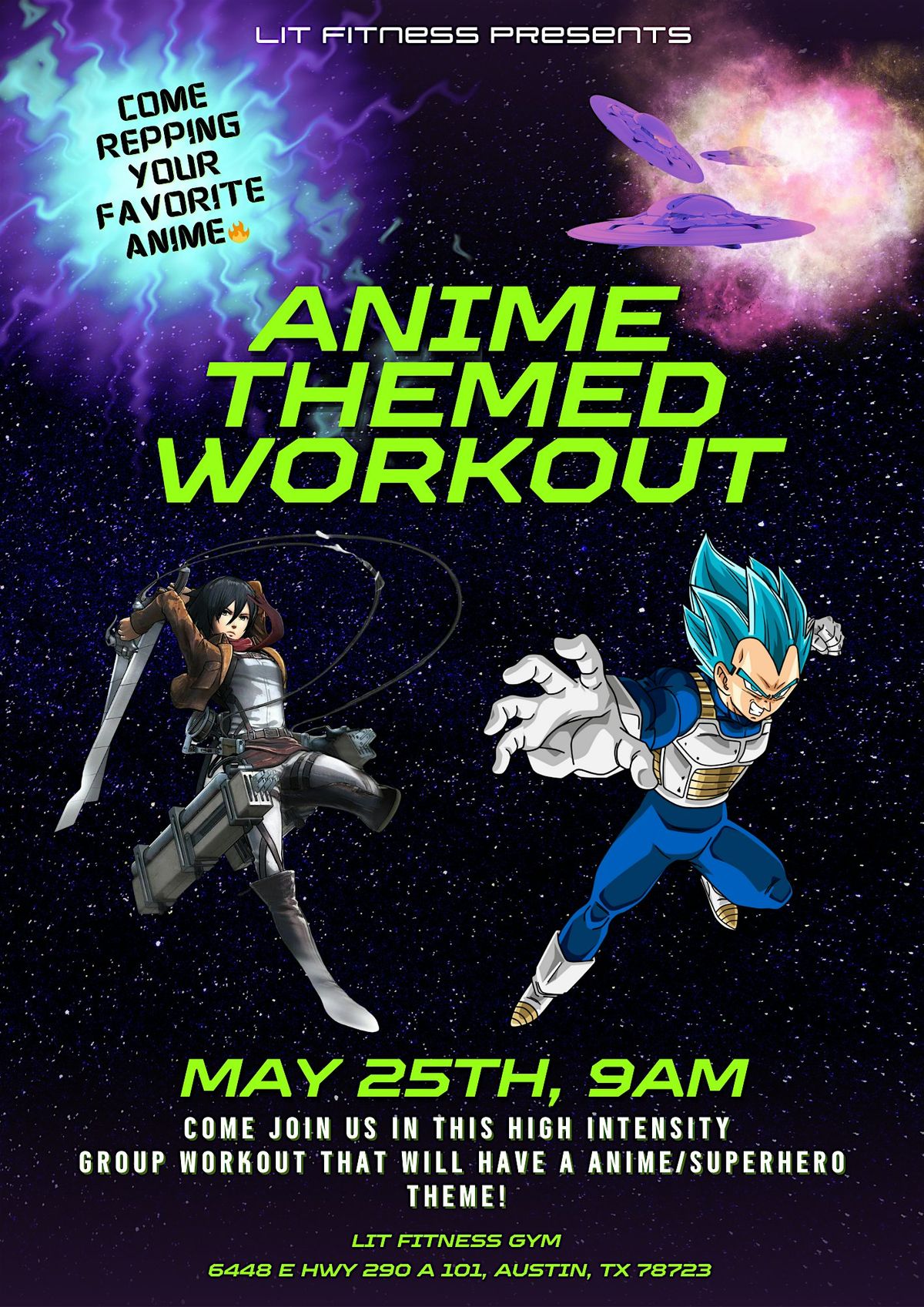 Anime Theme Group Workout