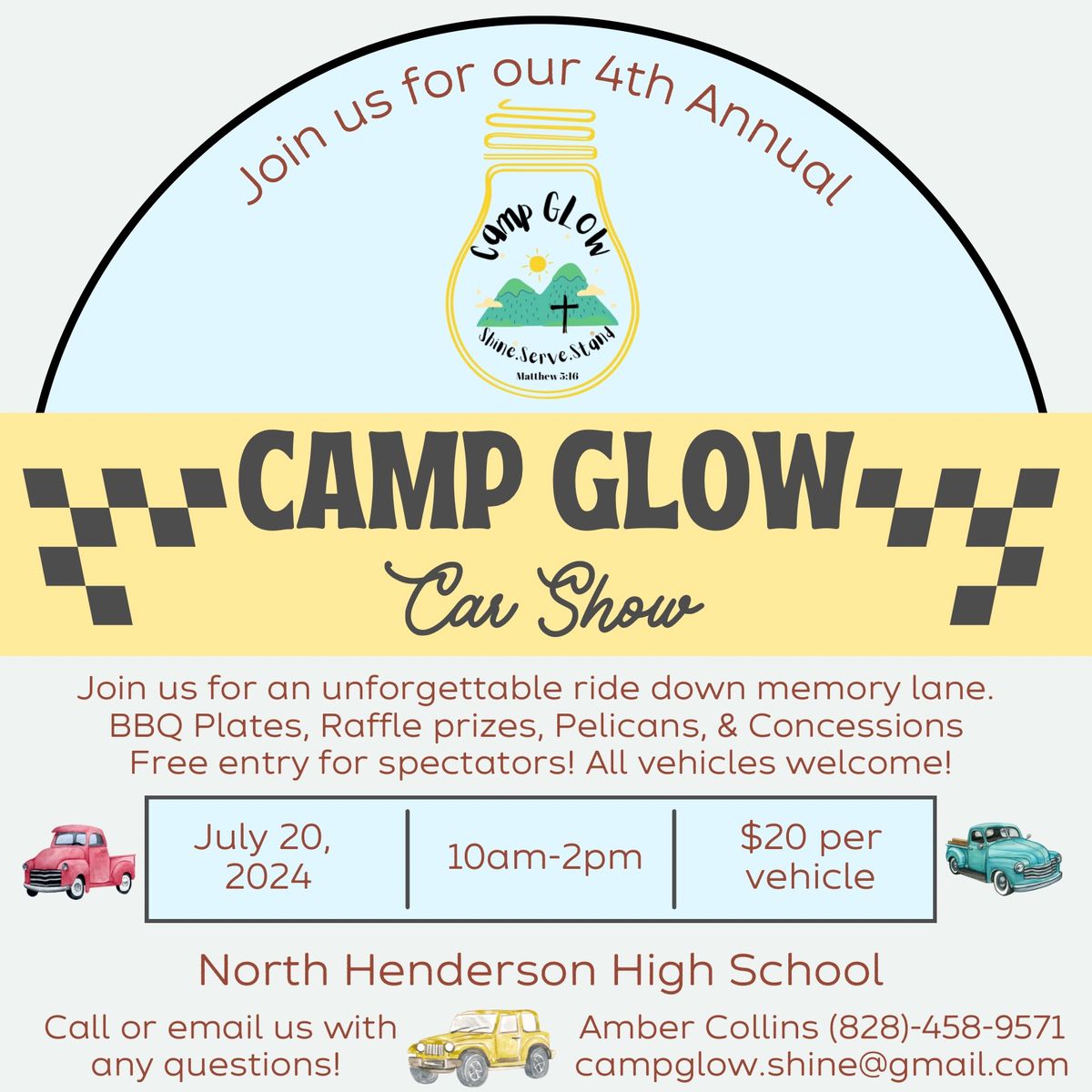Camp GLOW Car Show