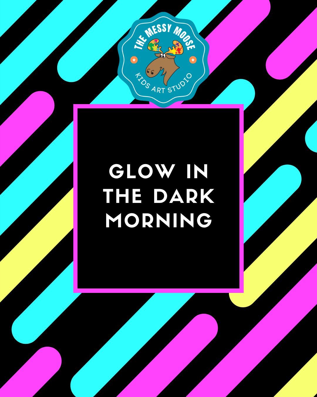 Glow in the dark sensory morning 