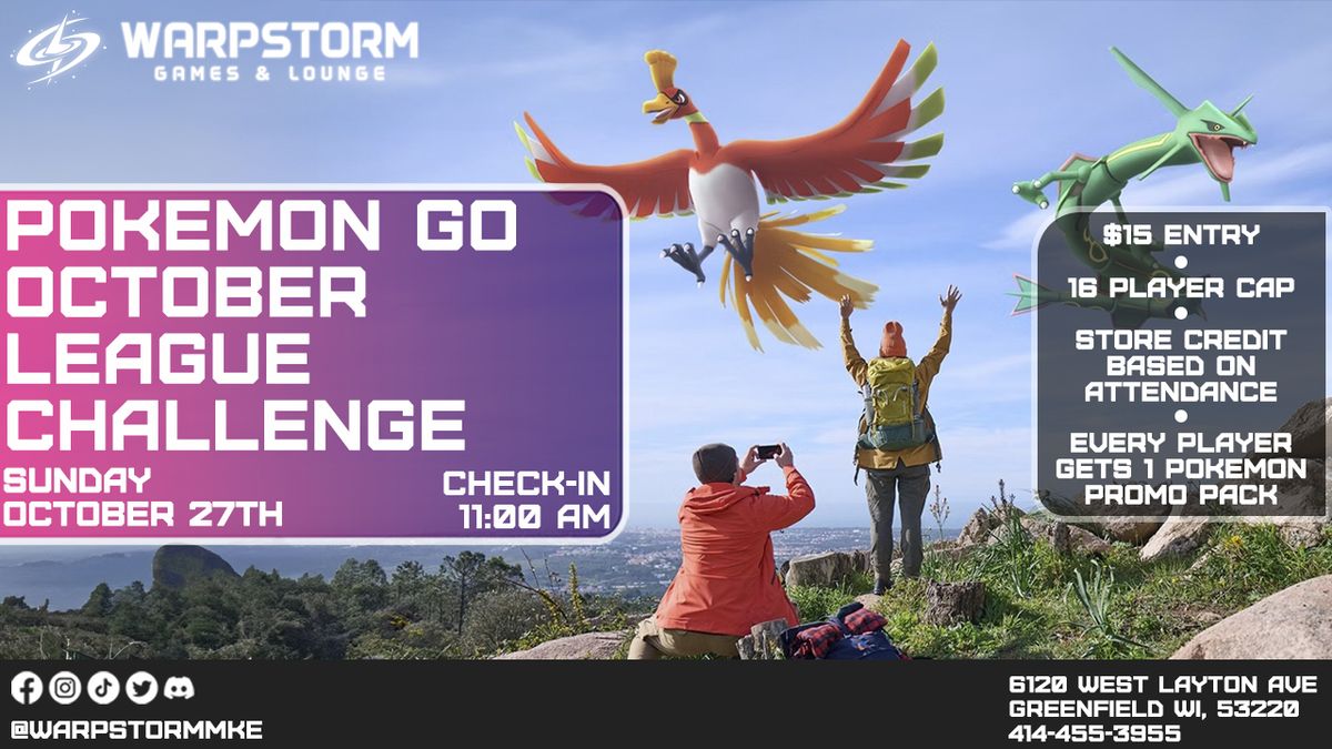 Pokemon GO October League Challenge