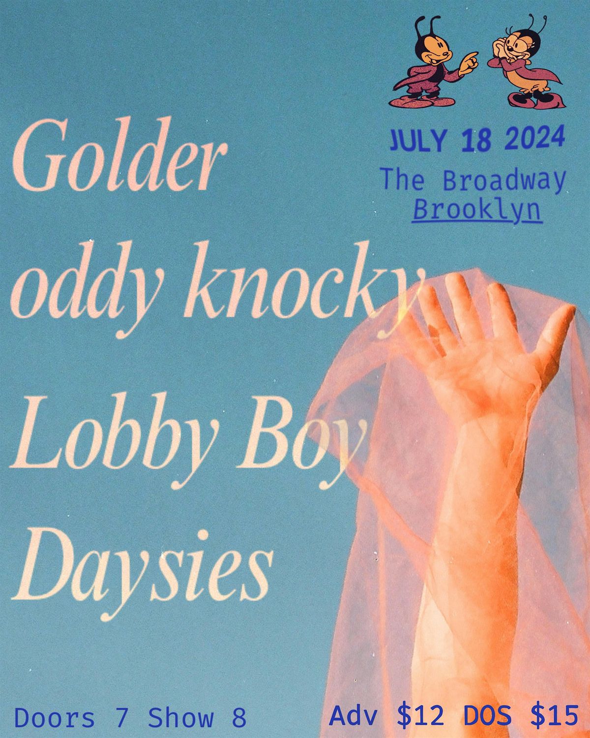 Golder w\/ Oddy Knocky, Lobby Boy + Daysies
