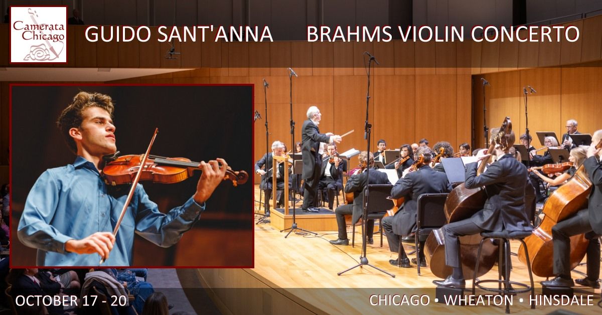 Guido Sant'Anna performs the Brahms Violin Concerto CHICAGO