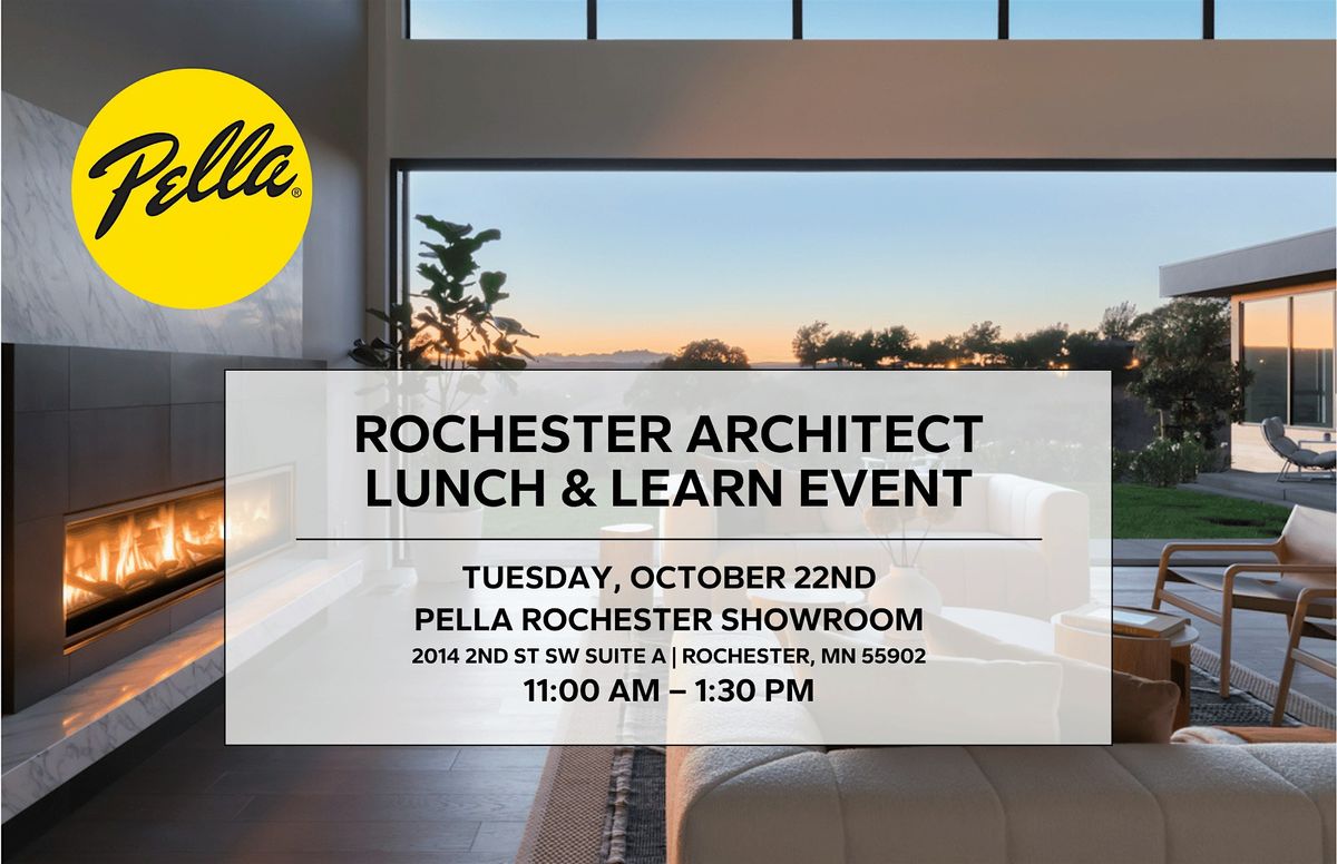 Pella Architect Lunch & Learn Event