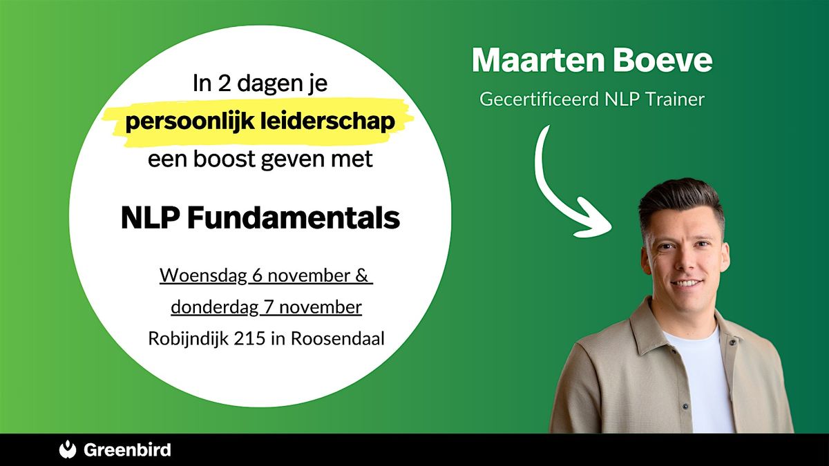 NLP Fundamentals - De Ultieme Persoonlijk Leiderschap Training