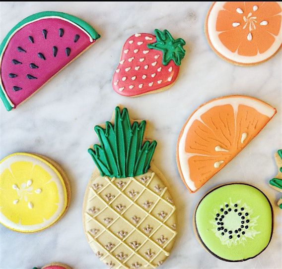Fruitful Creations: A Cookie Decorating Adventure