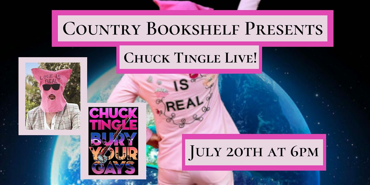 Chuck Tingle BURY YOUR GAYS Book Tour!