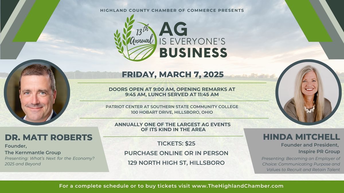 13th Annual Ag is Everyone's Business Event