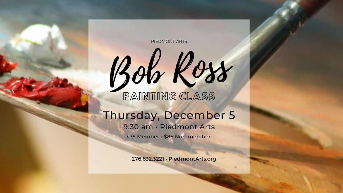 Bob Ross Painting Class