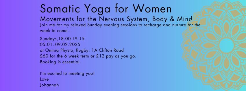 Somatic Yoga for Women - Movements for the Nervous System, Body & Mind