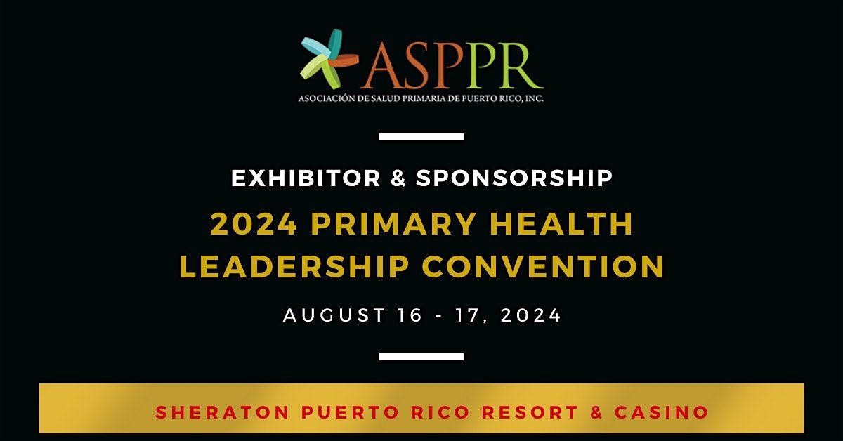 Exhibitor and Sponsorship Opportunities- 2024 ASPPR Annual Convention