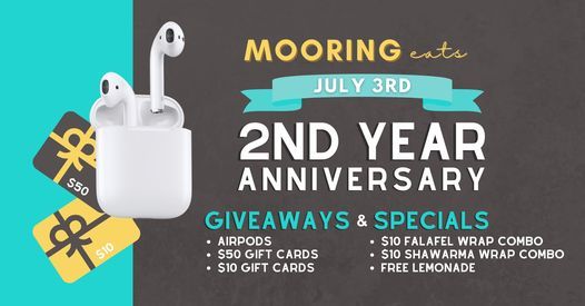 Mooring Eats - 2nd Anniversary