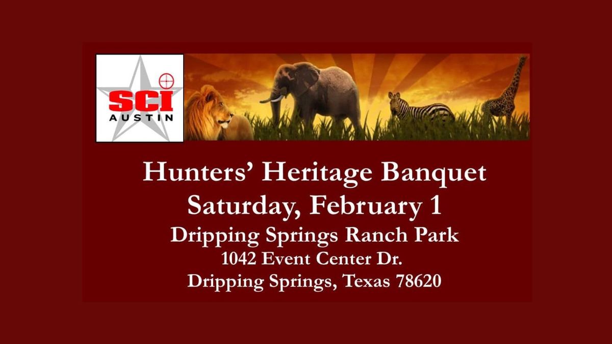 Hunter's Heritage Banquet - SCI Austin