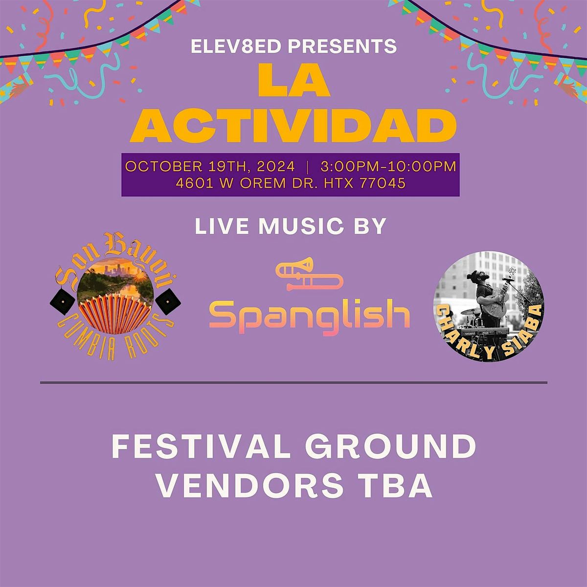 La Actividad Music Festival October 19th