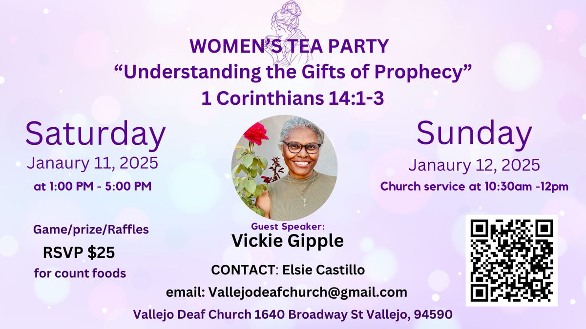 Women Ministry's TEA Party