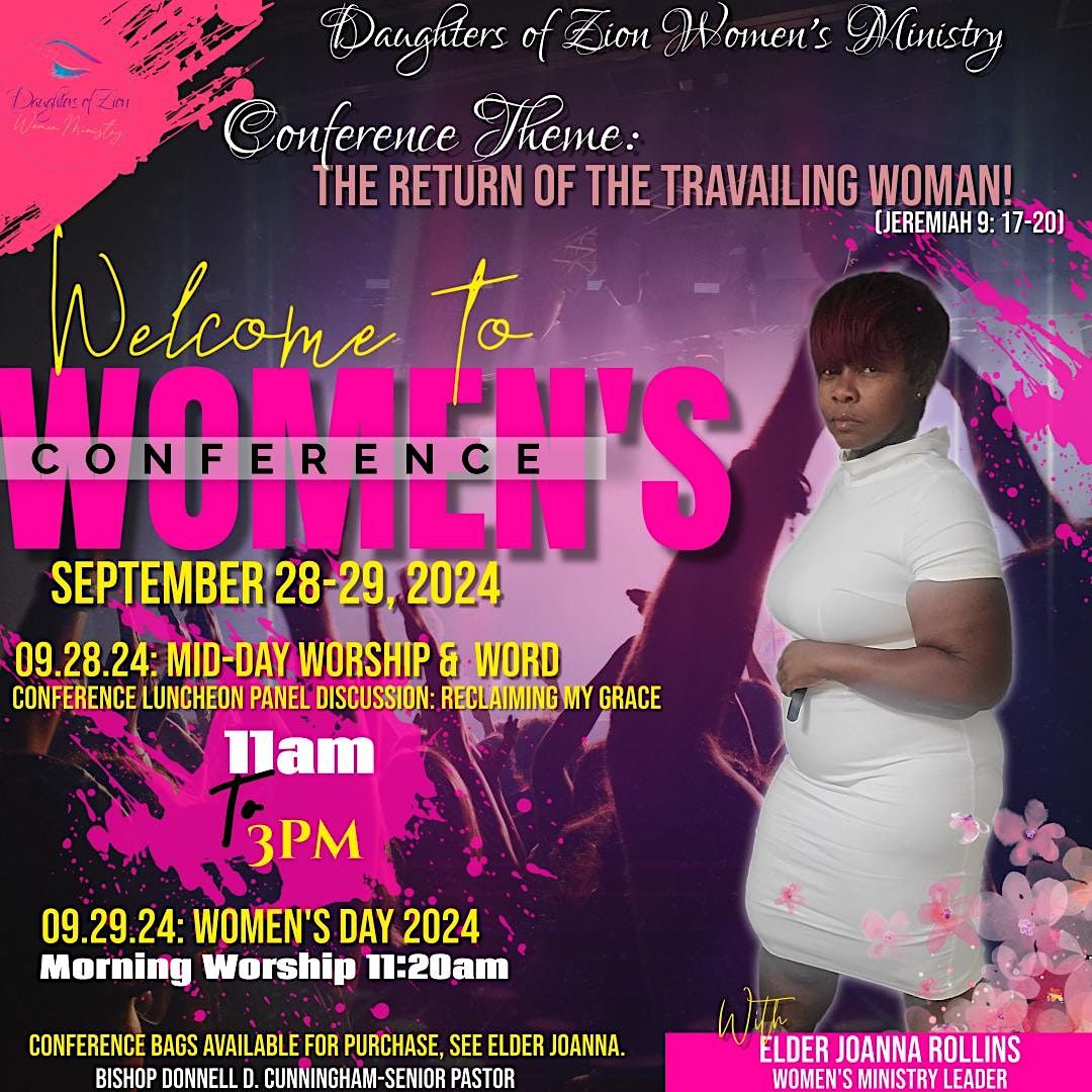 Vendor Opportunities for The Return of the Travailing Woman Conference2024